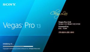Sony Vegas Pro 13 Torrent {Crack + Keygen} Full Version